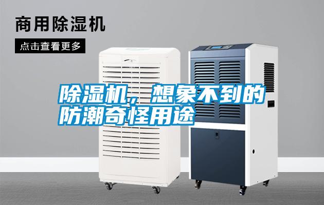除濕機，想象不到的防潮奇怪用途