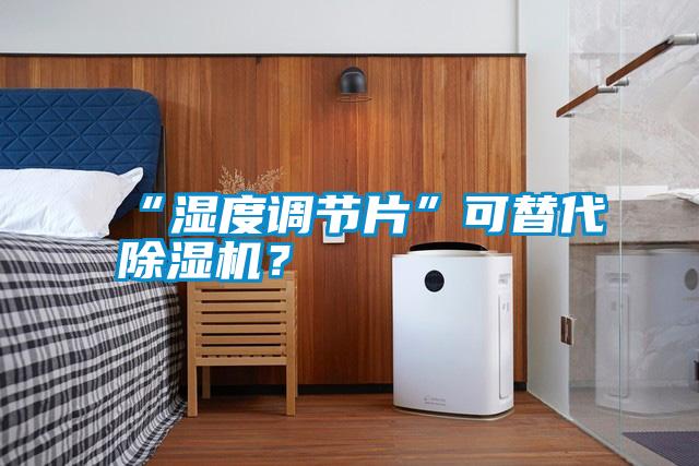 “濕度調(diào)節(jié)片”可替代除濕機？