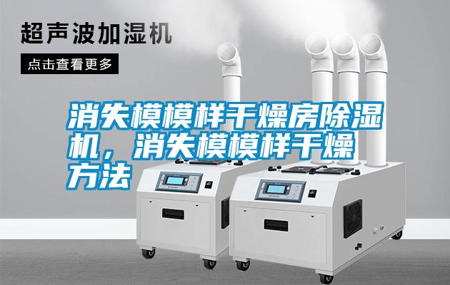 消失模模樣干燥房除濕機(jī)，消失模模樣干燥方法