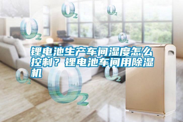 鋰電池生產(chǎn)車間濕度怎么控制？鋰電池車間用除濕機(jī)
