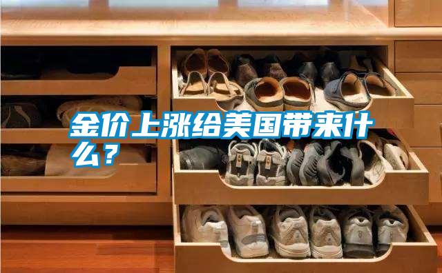 金價上漲給美國帶來什么？