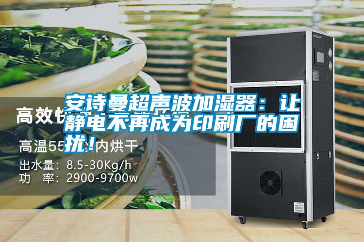 安詩曼超聲波加濕器：讓靜電不再成為印刷廠的困擾！