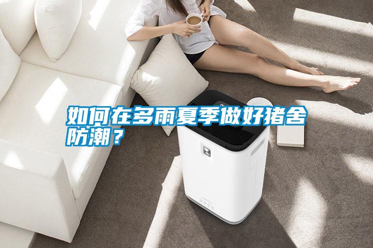 如何在多雨夏季做好豬舍防潮？