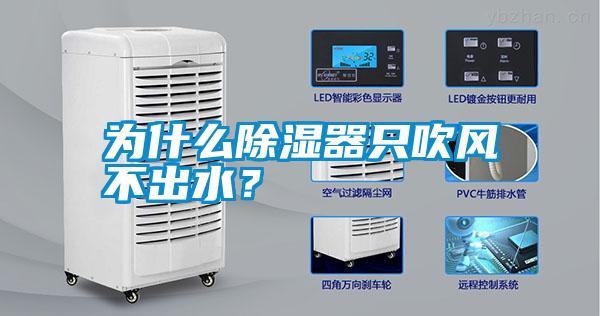 為什么除濕器只吹風不出水？