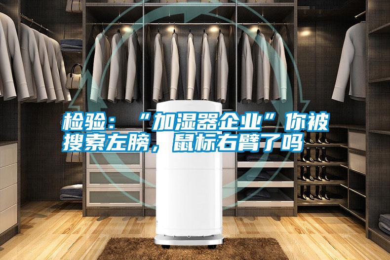 檢驗(yàn)：“加濕器企業(yè)”你被搜索左膀，鼠標(biāo)右臂了嗎