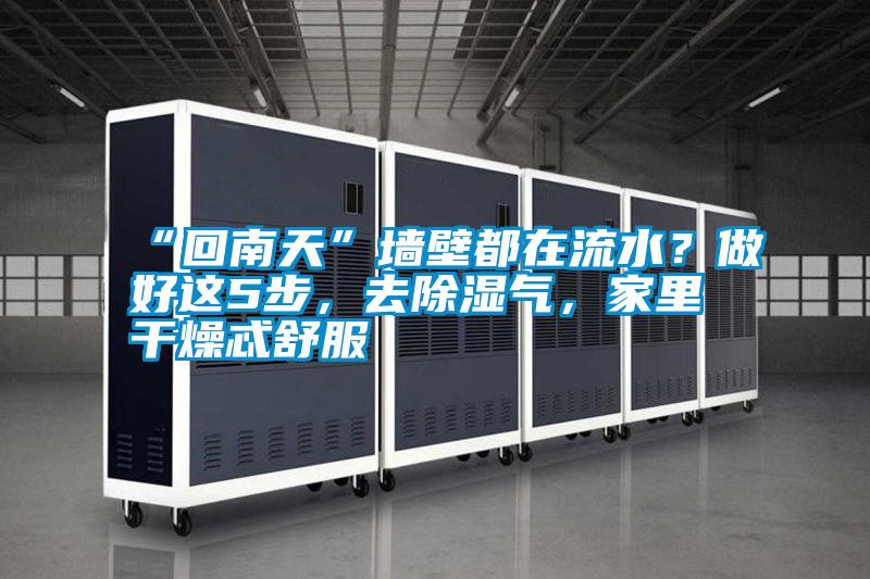 “回南天”墻壁都在流水？做好這5步，去除濕氣，家里干燥忒舒服