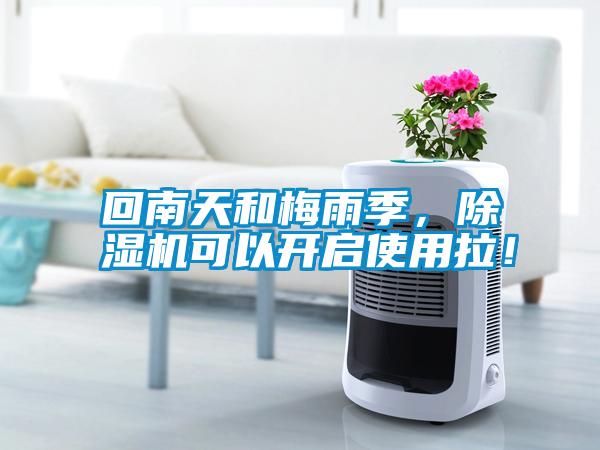 回南天和梅雨季，除濕機(jī)可以開(kāi)啟使用拉！