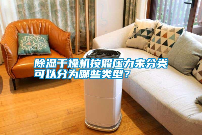 除濕干燥機(jī)按照壓力來分類可以分為哪些類型？