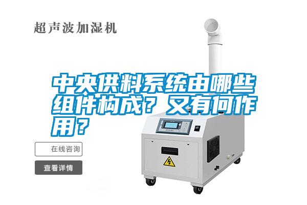中央供料系統(tǒng)由哪些組件構(gòu)成？又有何作用？