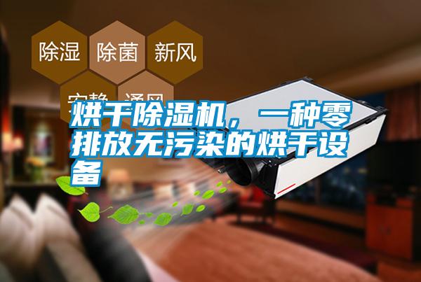 烘干除濕機，一種零排放無污染的烘干設(shè)備