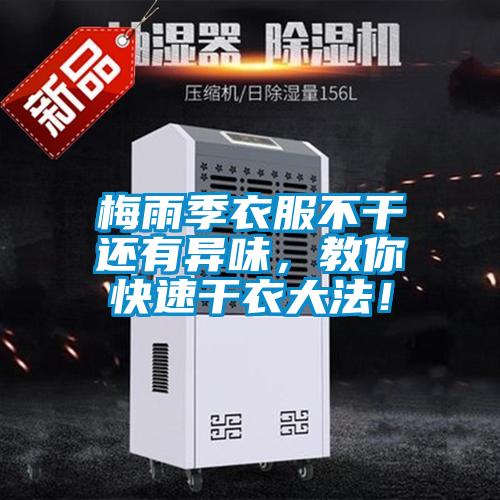 梅雨季衣服不干還有異味，教你快速干衣大法！