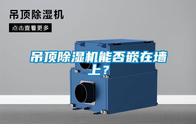 吊頂除濕機(jī)能否嵌在墻上？