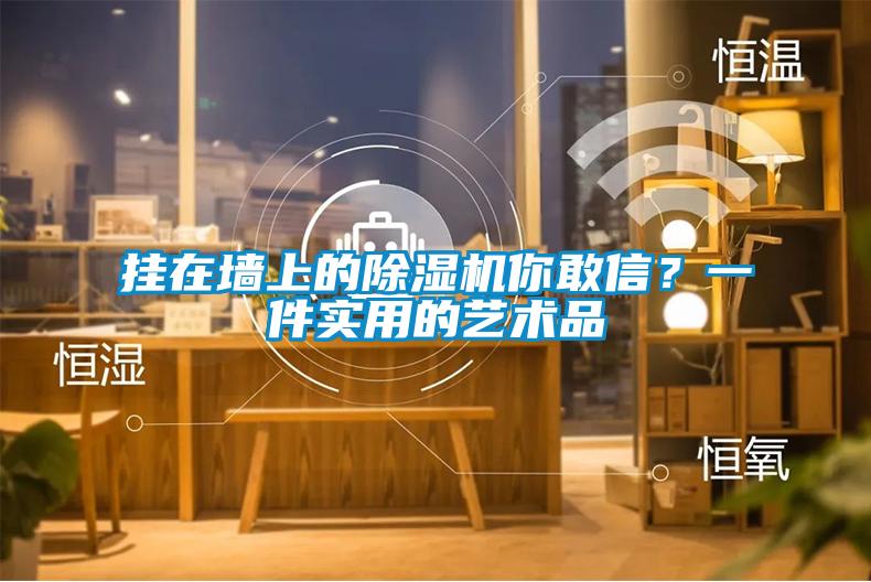 掛在墻上的除濕機(jī)你敢信？一件實(shí)用的藝術(shù)品