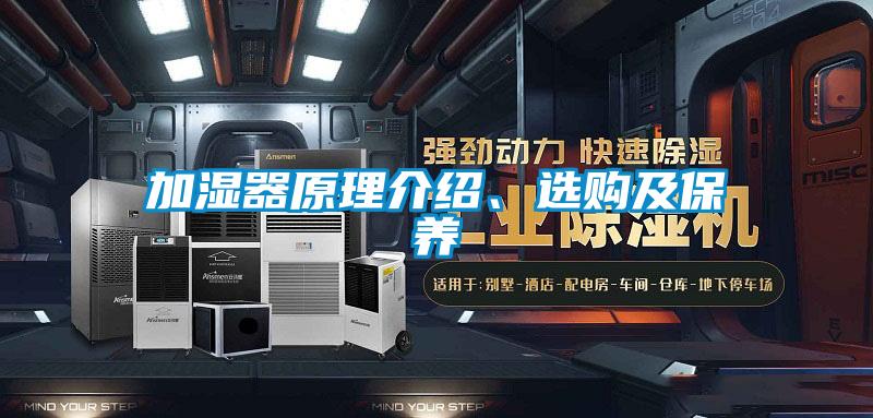 加濕器原理介紹、選購及保養(yǎng)