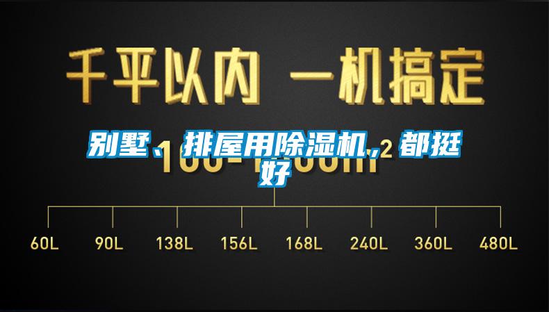 別墅、排屋用除濕機，都挺好