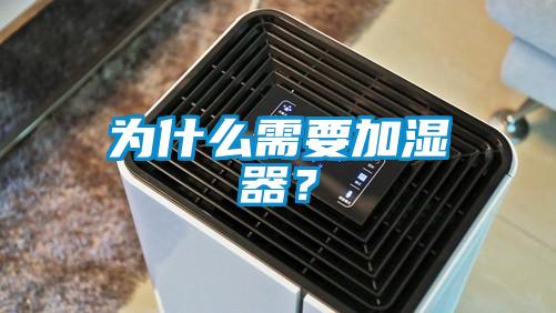 為什么需要加濕器？