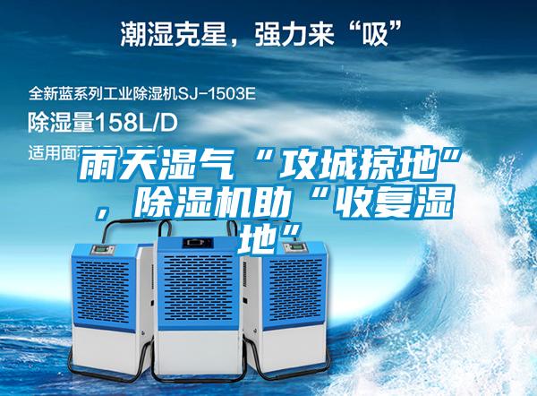 雨天濕氣“攻城掠地”，除濕機助“收復濕地”