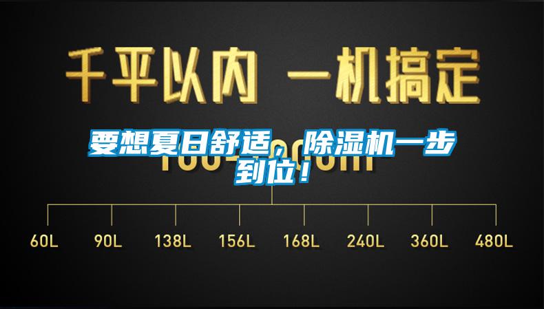 要想夏日舒適，除濕機(jī)一步到位！