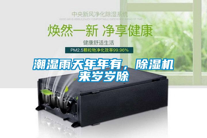 潮濕雨天年年有，除濕機來歲歲除