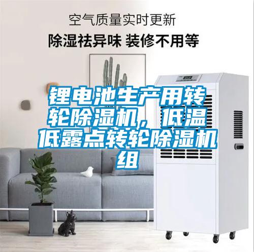 鋰電池生產用轉輪除濕機，低溫低露點轉輪除濕機組