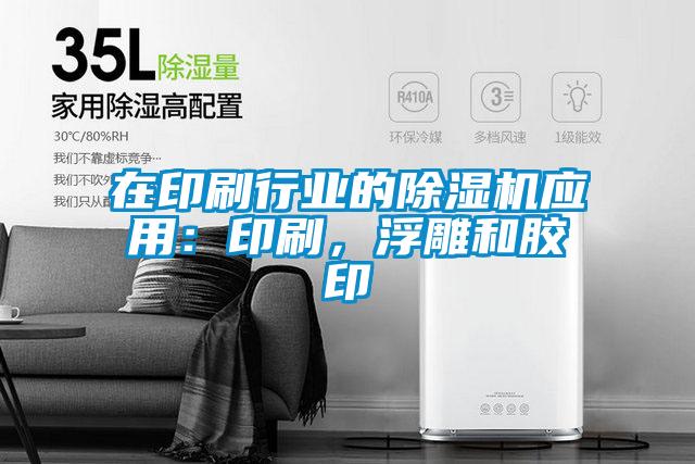 在印刷行業(yè)的除濕機(jī)應(yīng)用：印刷，浮雕和膠印