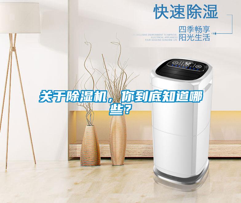關(guān)于除濕機(jī)，你到底知道哪些？