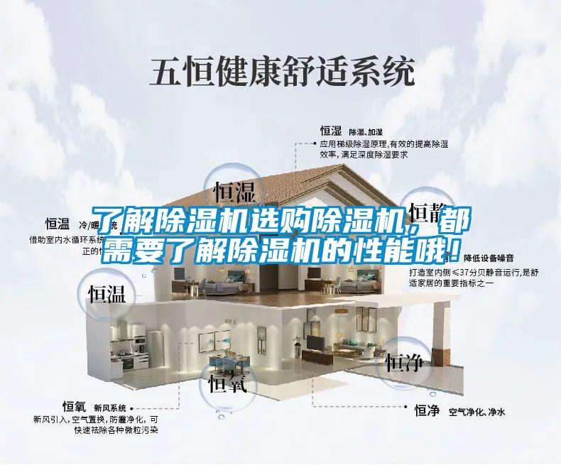 了解除濕機(jī)選購除濕機(jī)，都需要了解除濕機(jī)的性能哦！