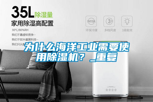 為什么海洋工業(yè)需要使用除濕機(jī)？_重復(fù)