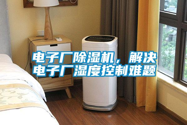 電子廠除濕機(jī)，解決電子廠濕度控制難題