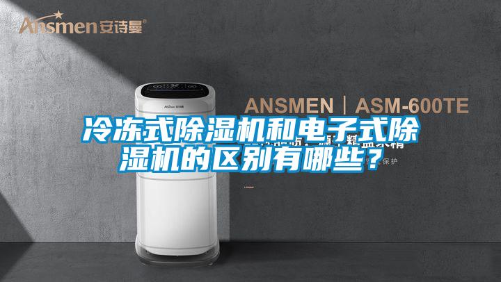 冷凍式除濕機和電子式除濕機的區(qū)別有哪些？