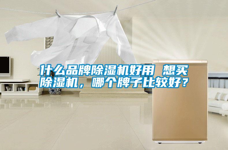 什么品牌除濕機(jī)好用 想買除濕機(jī)，哪個(gè)牌子比較好？