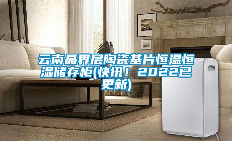 云南晶界層陶瓷基片恒溫恒濕儲(chǔ)存柜(快訊！2022已更新)