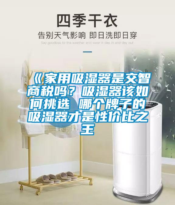 《家用吸濕器是交智商稅嗎？吸濕器該如何挑選 哪個牌子的吸濕器才是性價比之王