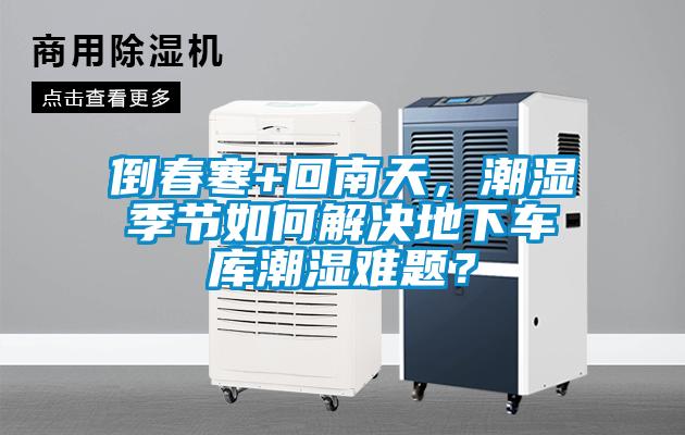 倒春寒+回南天，潮濕季節(jié)如何解決地下車庫潮濕難題？