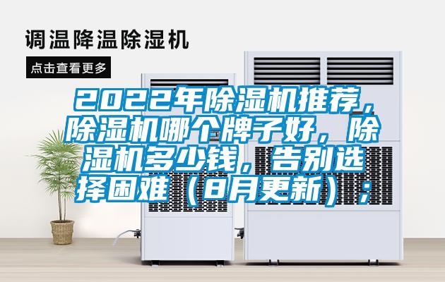 2022年除濕機推薦，除濕機哪個牌子好，除濕機多少錢，告別選擇困難（8月更新）；