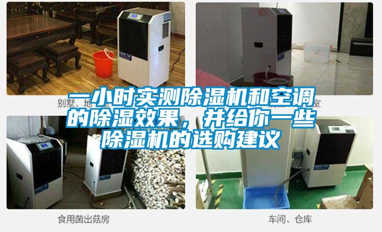 一小時實測除濕機和空調(diào)的除濕效果，并給你一些除濕機的選購建議