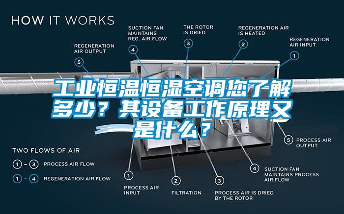 工業(yè)恒溫恒濕空調(diào)您了解多少？其設(shè)備工作原理又是什么？