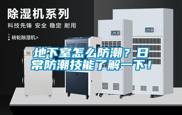 地下室怎么防潮？日常防潮技能了解一下！