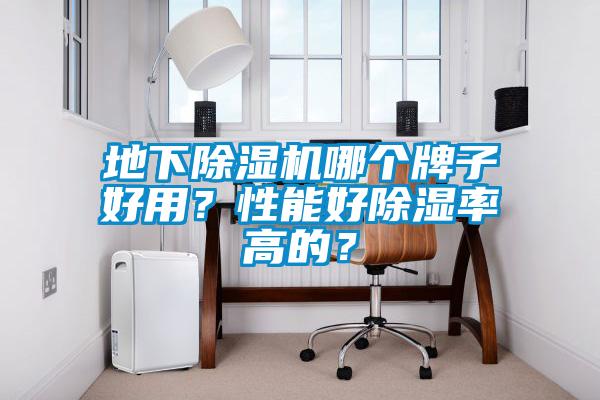 地下除濕機哪個牌子好用？性能好除濕率高的？