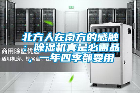 北方人在南方的感觸：除濕機(jī)真是必需品，一年四季都要用
