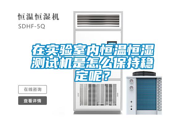 在實驗室內(nèi)恒溫恒濕測試機是怎么保持穩(wěn)定呢？
