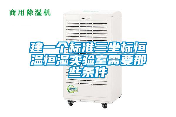 建一個標(biāo)準(zhǔn)三坐標(biāo)恒溫恒濕實驗室需要那些條件