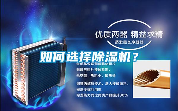 如何選擇除濕機？