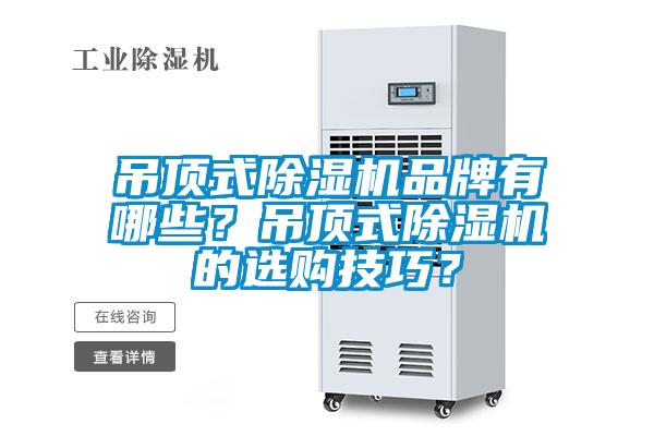 吊頂式除濕機(jī)品牌有哪些？吊頂式除濕機(jī)的選購(gòu)技巧？