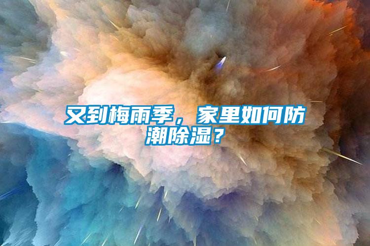 又到梅雨季，家里如何防潮除濕？
