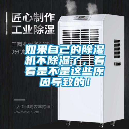 如果自己的除濕機(jī)不除濕了，看看是不是這些原因?qū)е碌模?></div>
								<div   id=