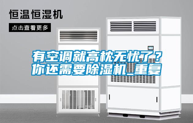 有空調(diào)就高枕無憂了？你還需要除濕機(jī)_重復(fù)