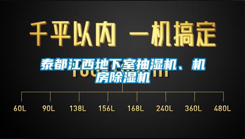 泰都江西地下室抽濕機、機房除濕機