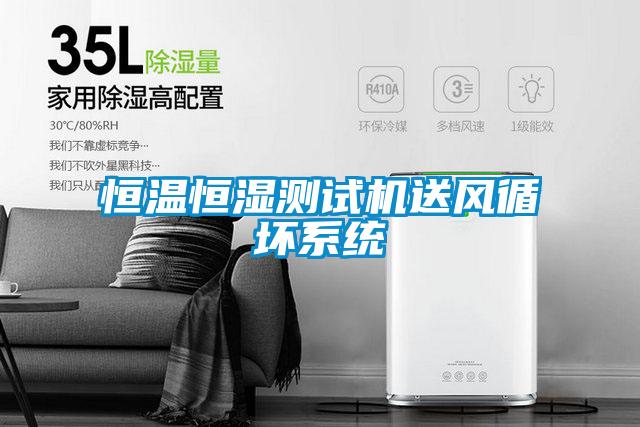 恒溫恒濕測試機送風循壞系統(tǒng)