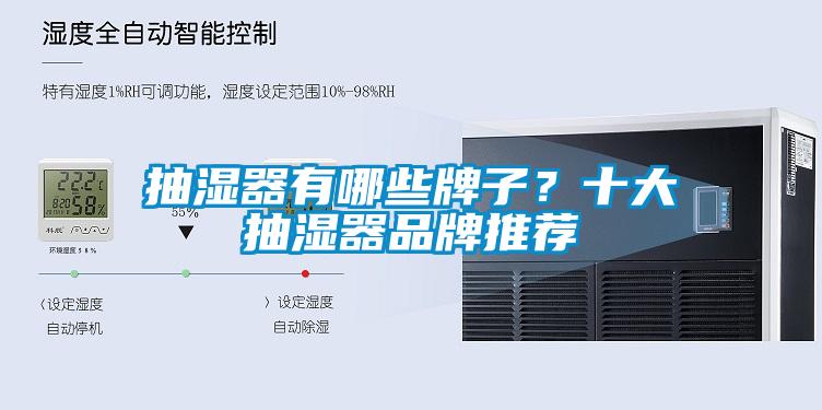 抽濕器有哪些牌子？十大抽濕器品牌推薦